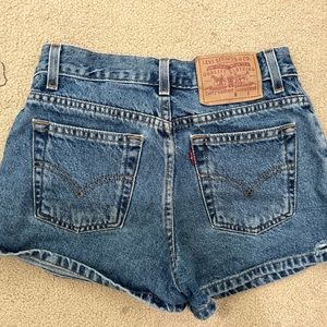 Levi denim shorts
